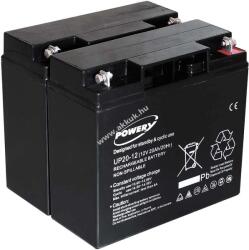 Powery ólom zselés akku szünetmentes APC Smart-UPS RBC7 12V 20Ah (helyettesíti 18Ah is)