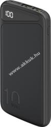 Goobay karcsú lapos powerbank Slimline külső akku 10000mAh fekete
