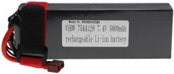 VHBW Helyettesítő modell / RC Akku 7.4V, Li-Polymer, 5000mAh, T csatlakozó