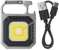 EMOS Újratölthető mini LED-es zseblámpa - kulcstartó, 750 lm (P4714)