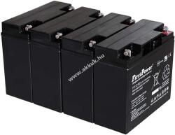 Powery FirstPower ólom zselés akku szünetmenteshez APC RBC 55 12V 18Ah VdS