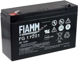 FIAMM Ólom akku 6V 12Ah (FIAMM) típus FG11201 VDS-minősítéssel (csatlakozó: F1) - Kiárusítás!