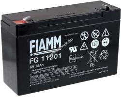 FIAMM Ólom akku 6V 12Ah (FIAMM) típus FG11201 VDS-minősítéssel (csatlakozó: F1)