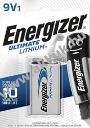 Energizer Ultimate Lithium 9V, block elem - A készlet erejéig