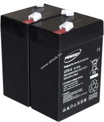 Powery ólom zselés akku APC RBC1 6V 5Ah (helyettesíti 4Ah / 4, 5Ah is)