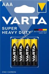 VARTA Super Heavy Duty R03/AAA/Micro elem 1, 5V (Szén-cink) 4db/csomag