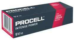 Duracell Procell Intense Power industrial ipari elem MN1604, 6LR61, block elem, 9V, 10db/csomag