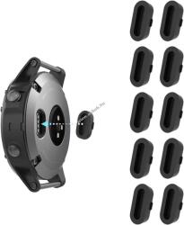 Kimilar 10db szilikon porvédő Garmin Vivoactive 3, Fenix 5, 6, 7 Forerunner 935 245 stb. fekete