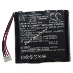 VHBW Helyettesítő akku Marshall Kilburn típus TF18650-2200-1S4PA, 3400mAh