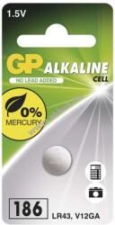 GP Batteries Alkáli gombelem LR43 (186) 1db/csomag - Kiárusítás! - A készlet erejéig!