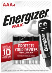 Energizer Max elem AAA mikro E92 4db/csom