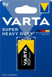 VARTA Super Heavy Duty 9V 6F22 blokk elem 1db/csomag cink-szén