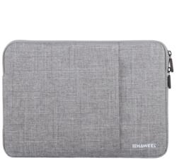HAWEEL tok álló, textil (univerzális, ütésálló belső réteg, cipzáras, légáteresztő, 15" méret) SZÜRKE GP-94810 (GP-94810)