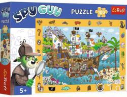 Trefl Puzzle cu căutarea imaginilor Spy Guy: Nava pirat 100 de piese (15594) Puzzle