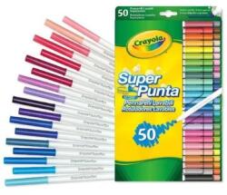Crayola Crayola: Vékonyan és vastagon fogó lemosható filctoll készlet - 50 db