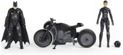 Spin Master DC Batman Figura Szett - Batman És Selina Kyle Motorral