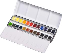 Blockx Watercolour Metal Box Culoarea apei Mix 24 buc (41624BXC)