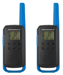 Motorola Talkabout T62 kék walkie talkie (2db) (B6P00811LDRMAW) - haztartasibolt