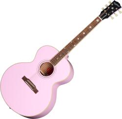 Epiphone J-180 LS Pink Chitară electro-acustică Jumbo