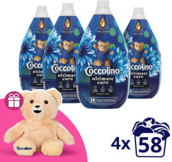 Coccolino Fresh Sky ultrakoncentrált öblítő 4x870 ml (232 mosás)
