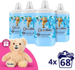 Coccolino Blue Splash öblítőkoncentrátum 4x1700 ml (272 mosás)