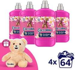 Coccolino Tiare Flower&Red Fruits öblítőkoncentrátum 4x1600 ml (256 mosás)