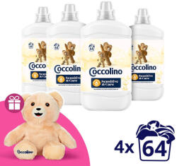 Coccolino Sensitive Almond öblítőkoncentrátum 4x1600 ml (256 mosás)