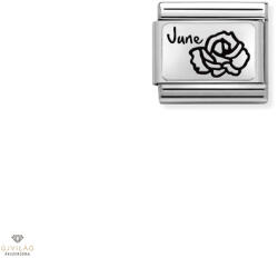 NOMINATION "Júniusi születésnapi viráglap" charm - 330112-18