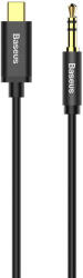 Baseus Yiven USB-C - 3.5 mm-es mini jack audio kábel, 1.2 m (fekete) - studioeszkozok
