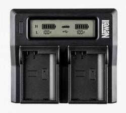  Newell DC-LCD dupla töltő Nikon EN-EL15 akkumulátorhoz