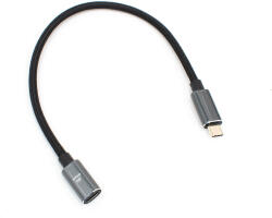 Thunder Germany UCY-03 (USB-C - USB-C mama) USB4, 8K@60Hz 100W Hosszabbító (0, 3m)