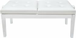 Grand HY-PJ022 Scaun Duet pentru pian Alb mat (HY-PJ022-WHT-MT)