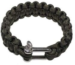 MFH paracord karkötő csattal, szélesség 2, 3cm, minta olívzöld