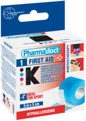 Pharmadoct - Sport Kinetic Band. NERA 5m x 5cm