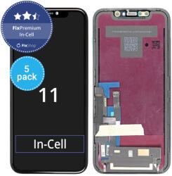 Apple iPhone 11 - LCD Kijelző + Érintőüveg + Keret In-Cell FixPremium (5 Pack)