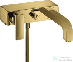 Hansgrohe AXOR CITTERIO kádtöltő csaptelep zuhanyszett nélkül, polírozott arany hatású 39400990 (39400990)