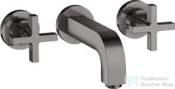 Hansgrohe AXOR Citterio falsík alatti mosdó csaptelep 16, 2 cm-es kifolyóval, polírozott fekete króm 39313330 (39313330)
