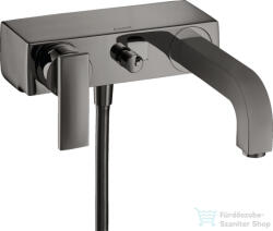 Hansgrohe AXOR CITTERIO kádtöltő csaptelep zuhanyszett nélkül, polírozott fekete króm 39400330 (39400330)