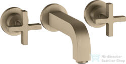 Hansgrohe AXOR Citterio falsík alatti mosdó csaptelep 16, 2 cm-es kifolyóval, szálcsiszolt nikkel 39313820 (39313820)
