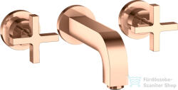 Hansgrohe AXOR Citterio falsík alatti mosdó csaptelep 16, 2 cm-es kifolyóval, polírozott vörös arany hatású 39313300 (39313300)