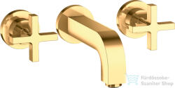 Hansgrohe AXOR Citterio falsík alatti mosdó csaptelep 16, 2 cm-es kifolyóval, polírozott arany hatású 39313990 (39313990)