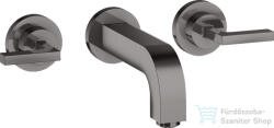 Hansgrohe AXOR Citterio falsík alatti mosdó csaptelep 16, 2 cm-es kifolyóval, polírozott fekete króm 39315330 (39315330)