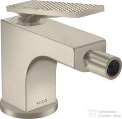 Hansgrohe AXOR Citterio bidé csaptelep automata leeresztővel, szálcsiszolt nikkel 39201820 (39201820)