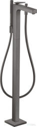Hansgrohe AXOR CITTERIO szabadon álló kádtöltő csaptelep, szálcsiszolt fekete króm 39440340 (39440340)