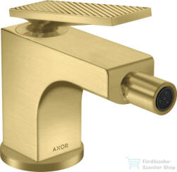 Hansgrohe AXOR Citterio bidé csaptelep automata leeresztővel, szálcsiszolt sárgaréz hatású 39201950 (39201950)