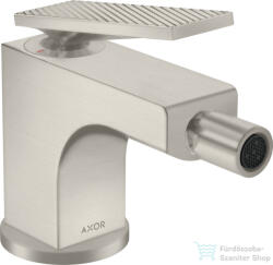 Hansgrohe AXOR Citterio bidé csaptelep automata leeresztővel, rozsdamentes acél hatású 39201800 (39201800)