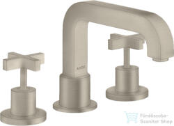 Hansgrohe AXOR CITTERIO 3 üléses kádtöltő csaptelep zuhanyszett csatlakozás nélkül, szálcsiszolt nikkel 39436820 (39436820)