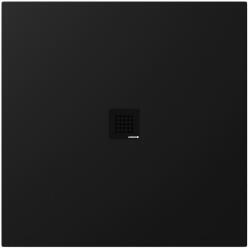 POLYSAN TRENECA vágható öntött márvány zuhanytálca 100x100 cm, matt fekete 84301.21 (84301.21)