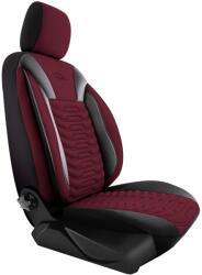 Panda Set Huse Scaune Auto Panda Paris, negru - visiniu, 11 piese