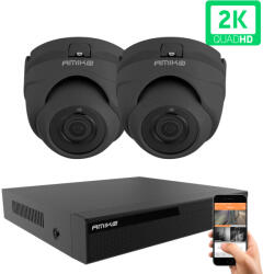 AMIKO D20M530B-AHD dome 2 biztonsági kamera rendszer 5MP 2K